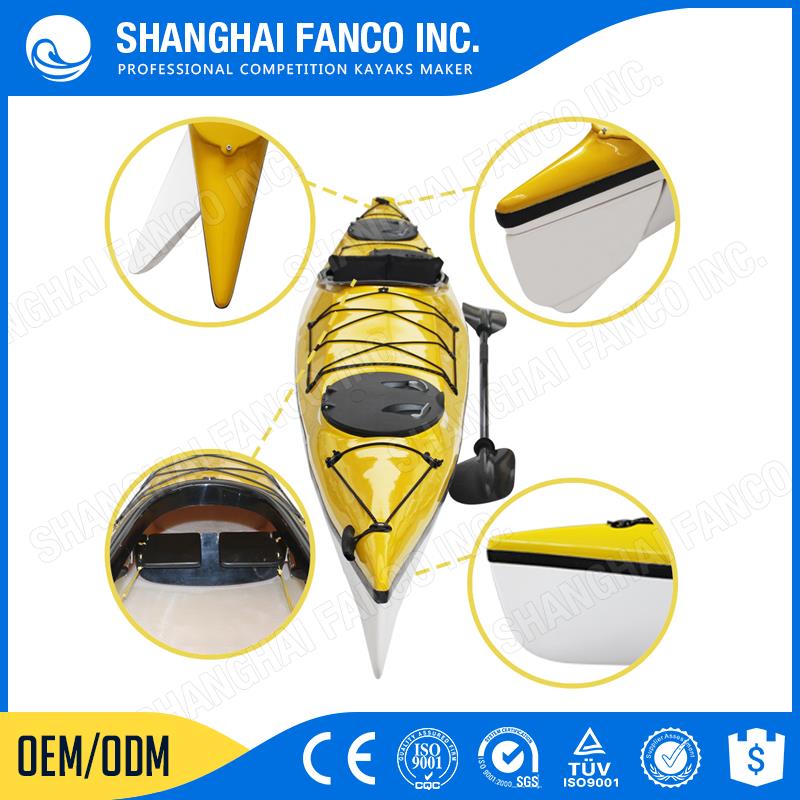 High technology outdoor sports carbon boat/fiberglass racing boat