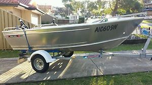 Brooker sea al 420d 30hp mercury boat