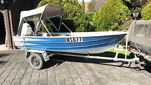 Tinnie 12foot 20hp Aluminium Boat