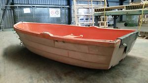 8" plastic tender boat