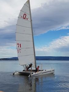 catamaran sailing boat nacra 14sq