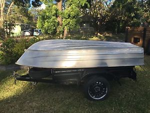 3 mtr Tinnie 5 hp outboard