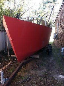 unfinished projects - boat and trailer