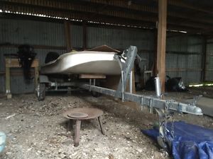 10 foot project boat and trailer/kayak trailer