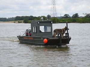 aluminum work boat with cabin search and rescue aluminum boat