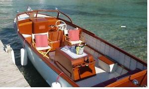1955 ChrisCraft, 22’ Sea Skiff, clinker hull.