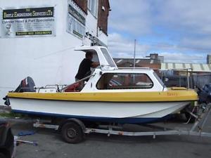 17ft Fishing Boat - Pilot 520 - Similar To Wilson Flyer - 55hp Yamaha