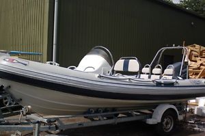 Ribeye 550 RIB Yamaha F100 Trailer 155 hrs 1 Owner