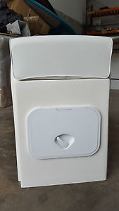 DRIVING BOLSTER LEANING POST SEAT FOR RIB FISHING BOAT NEW