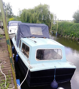 Canalboat 27 Foot Narrowboat For Sale Restoration Boat Project River Cruiser