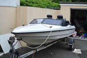fletcher arrowsport speed boat 155 70 HP Evinrude Electric seats!!!!! speedboat
