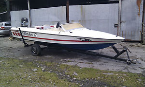 Fletcher 17 speedboat with Mercury 85hp Outboard