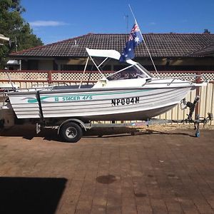 Aluminium Boat. "STACER" 475 "BAYMASTER"  - Great Family Boat.
