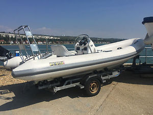 Ribtec Riviera 6m RIB project including engine and trailer