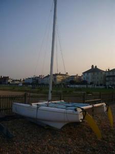 KL Nautique Catamaran 14’ ( circa 1991) sailing cat