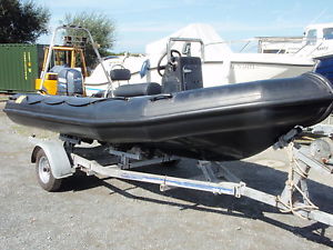 HUMBER 4.5M RIB C/W YAMAHA OUTBOARD & TRAILER
