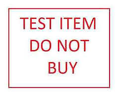 TEST ITEM DO NOT BID OR BUY - PRABS - BOATS