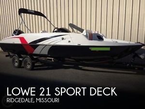 2014 Lowe 21 Sport Deck