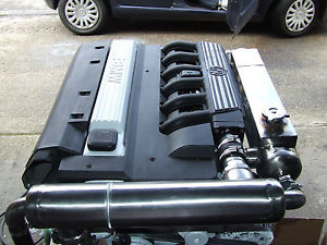 2 x 1998 BMW 175HP 6 CYLINDER MARINE DIESEL ENGINE 2 x VOLVO 290SP OUTDRIVE BOAT