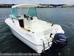 2008 Jeanneau Merry Fisher 585 Cabin Fishing Motor Boat Yamaha 4 Stroke Outboard
