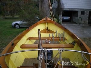 Traditional Dory - Sail, Row, Motor. - Trailer sailer - Tandam trailer