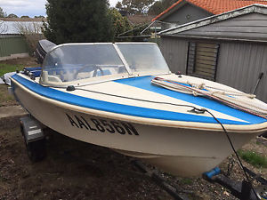 Fibreglass Boat, Savage Avenger, Cheap, 40HP Mariner