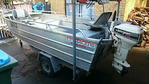 Stacer 4.0m bass master pro line tinny aluminium boat