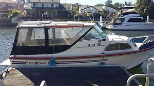1985 cruise craft boat 580D full cabin new motor