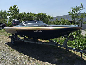 1988 checkmate with 1998 225 johnson motor speed boat with trailer