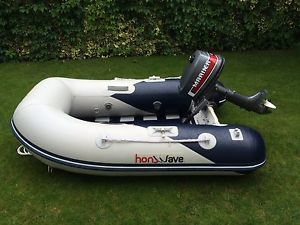 Honwave MX-200 inflatable boat with 4HP Mariner outboard motor