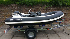 Williams 285 turbo jet RIB boat tender -  2014 MY under warranty