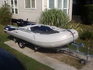 HONDA HONWAVE T40 2016 INFLATABLE RIB BOAT - 15 HP MERCURY