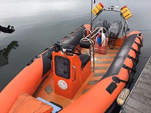rib boat twin engine