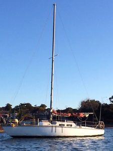 33' wooden keelboat yacht and mooring for sale $1
