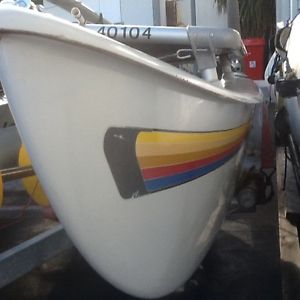 HOBIE 14 TURBO. Great Trailer, Rainbow sails (2) Beach Rolles.