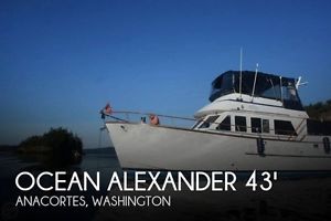 1983 Ocean Alexander 43 Flush Aft Deck