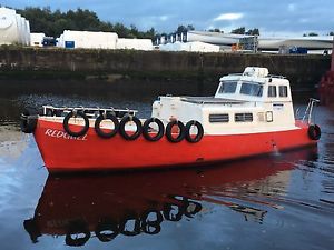 Steel workboat, ex - MOD harbour launch.