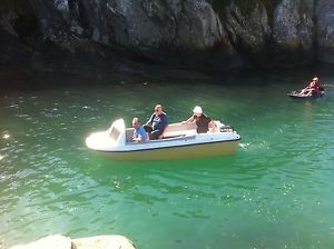 DORY BOAT (13 1/2 feet long fishing/pleasure boat) with trailer. (can deliver).
