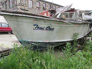 Boat  River cruiser  27' long  9' 9'' wide just the hull no trailer no engine