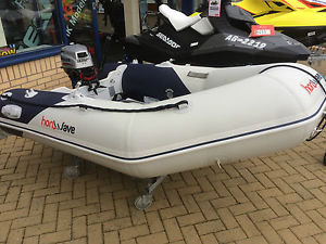 Honwave 2.4m Inflatable boat and 2.5HP mariner outboard engine
