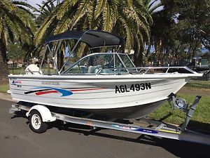 QUINTREX 2011 470 COAST RUNNER DELUXE 16HRS SHOWROOM CONDITION