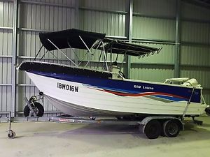 Quintrex 610 Legend with Evinrude 150 h/p motor