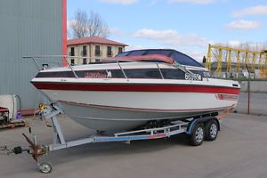SUNBIRD 180 CUDDY BOAT 4.3 V6 PETROL NEW ENGINE , UPHOLSTRY, Twin axle trailer