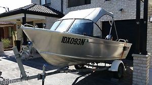 2009 Brooker Sea-Al 4.1 Metre Aluminium Boat 410 Fisherman , Ready for Summer !