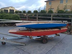 2x Classic Sail Boat / Dinghy, 1x Moth 1x Rainbow