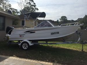 2007 STACER 5.5 M EASYRIDER & 2007 MERCURY ENGINE 115 HP 120 Hours