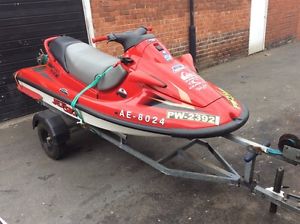 KAWASAKI 1100 STX JET SKI ON TRAILER, IN LOVELY CONDITION, TO BE SOLD AS NON RUN