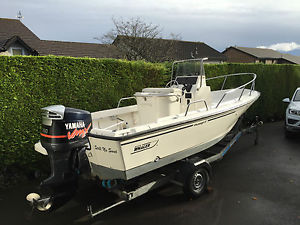 Boston Whaler 17 Outrage II with Yamaha 150 hp VMAX TRP Outboard