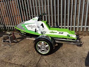 Jetski Kawasaki x2 650 stand up fix steer race exhaust superjet rickstar