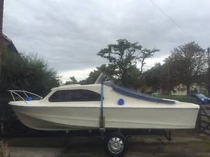 SHETLAND 535 CABIN CRUISER FISHING DAY BOAT - SEA CANAL RIVER - NO SWAP :) L@@@K